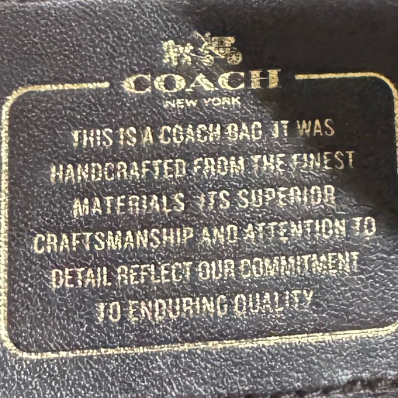 Vintage Coach rose gold pink leather purse / crossbody - Picture 11 of 13